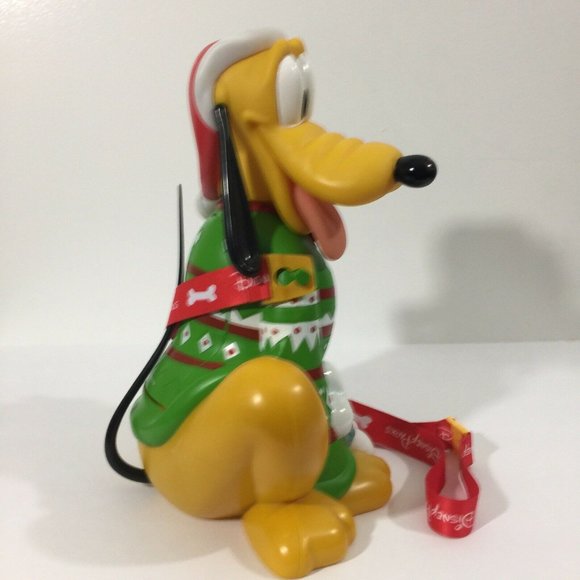 Disney Parks Holiday Sweater Pluto Popcorn bucket - Picture 2 of 5